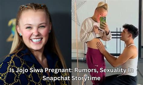 jojo siwa pregnany|JoJo Siwa Addresses Pregnancy Rumors, Sexuality in Snapchat。